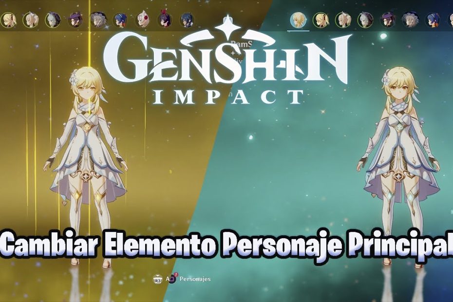 ¿Cómo cambiar de personaje principal en Genshin Impact?