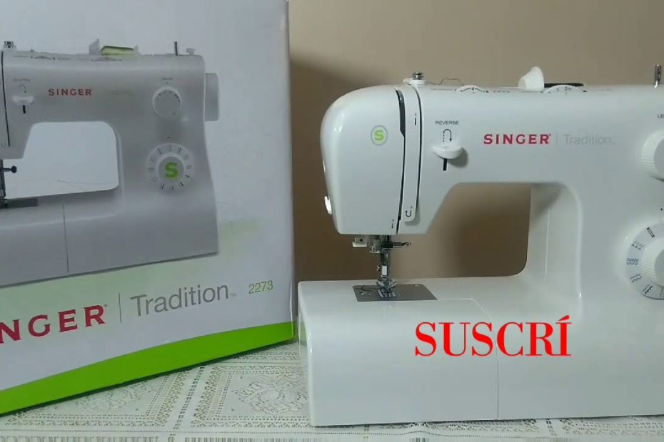 Guía completa para usar la máquina de coser Singer 2273
