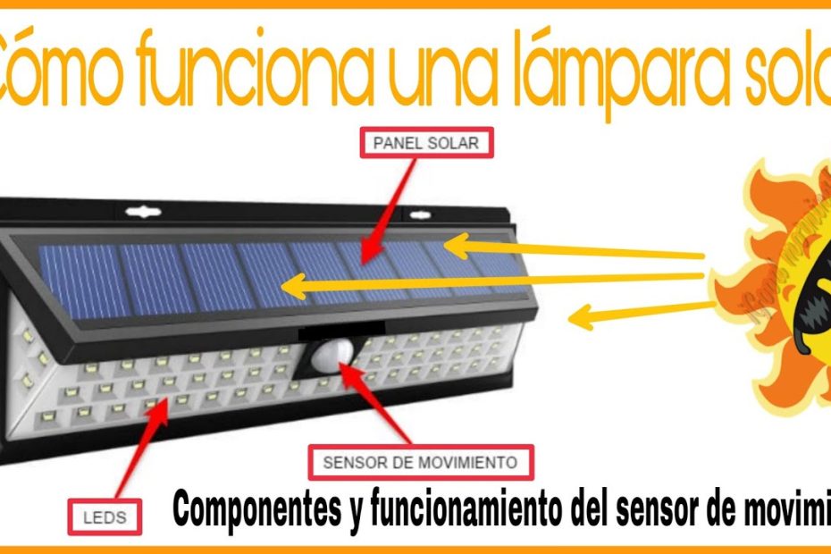 ¿Cómo funcionan las lámparas de luz solar?